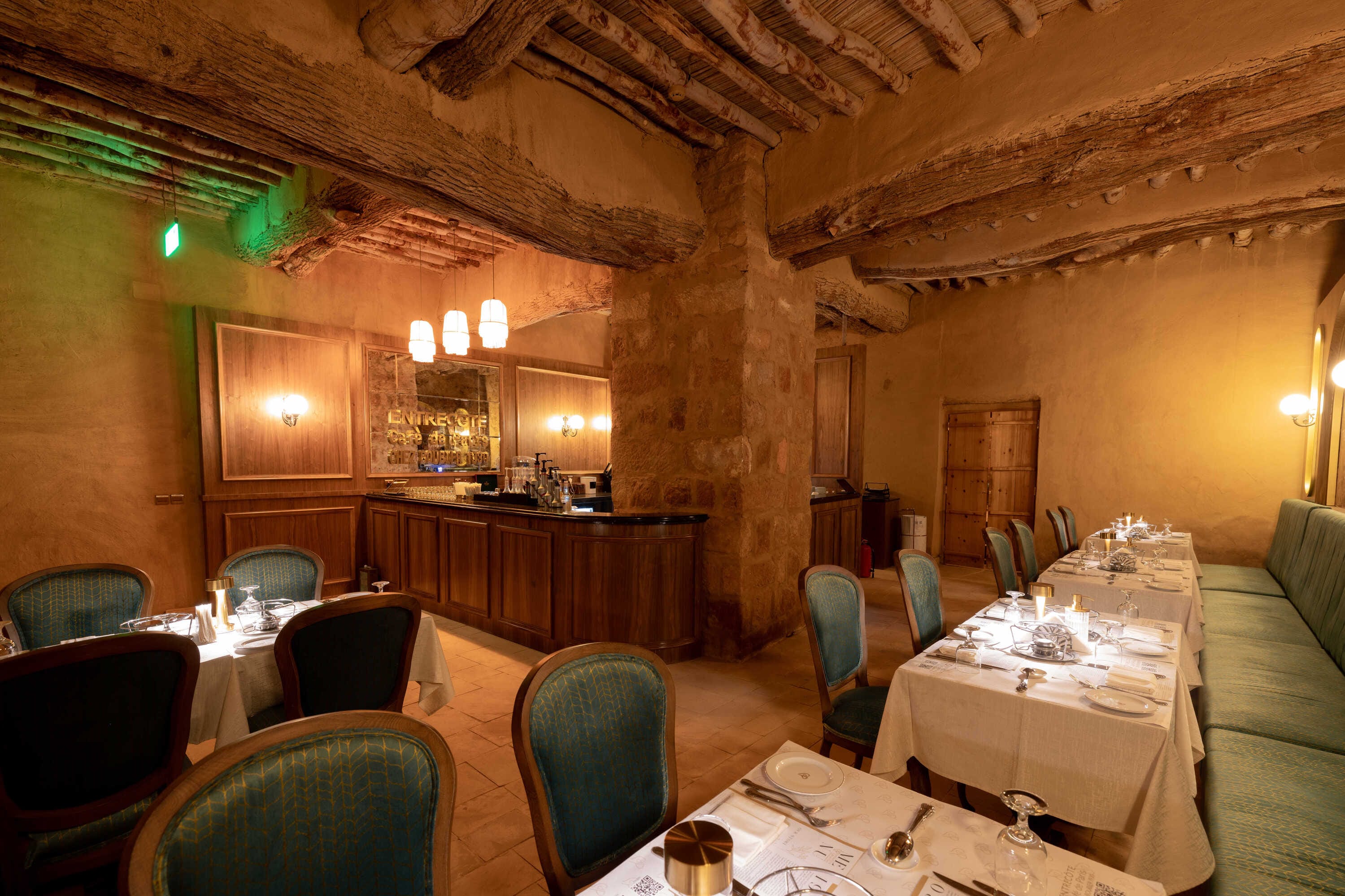 Entrecote AlUla restaurant view